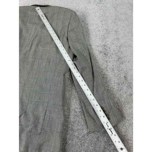 Hugo Boss Suit Jacket 42 R Navy Wool Prince of Whales Galilei Sigma Luxury Coat - Picture 8 of 16